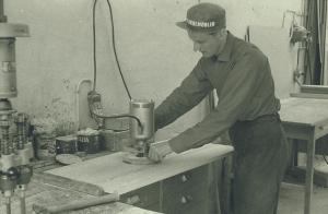 Efterputsning kvistborrning Bernt Karlsson 1964