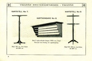 108 Kartställ nr 7 och nr 9 samt karthängare nr 8