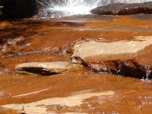 Iron rich river in Blue Mountains