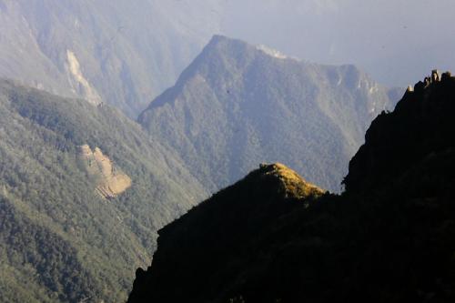 Beginning of the descent to Machu Pichu