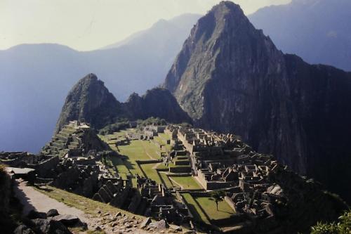 1st view of Machu Pichu 