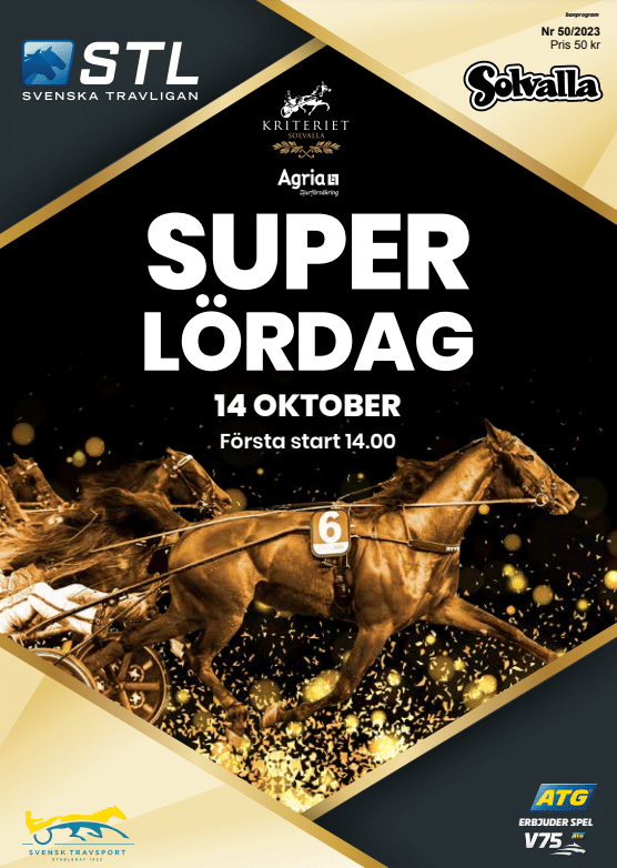 Solvalla V75 Lørdag