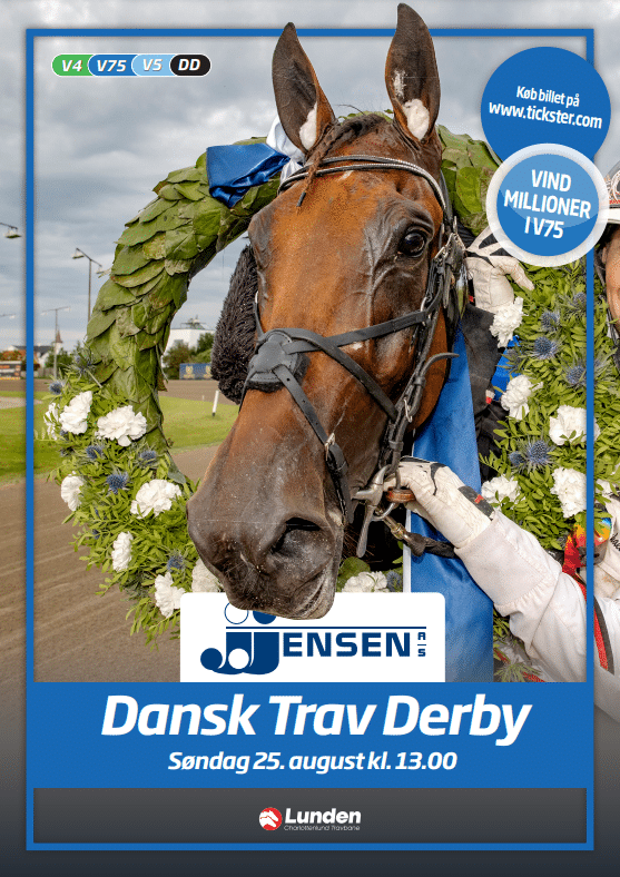 Baneprogram søndag - Dansk Trav Derby 2024