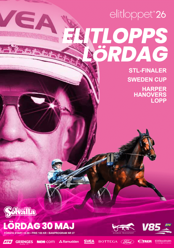 Elitloppet lørdag 2026