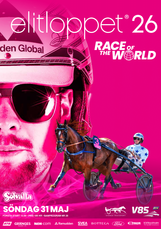 Elitloppet travprogram søndag 2026