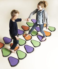 Innovaid TREAX Pads on the floor with boy and girl 1