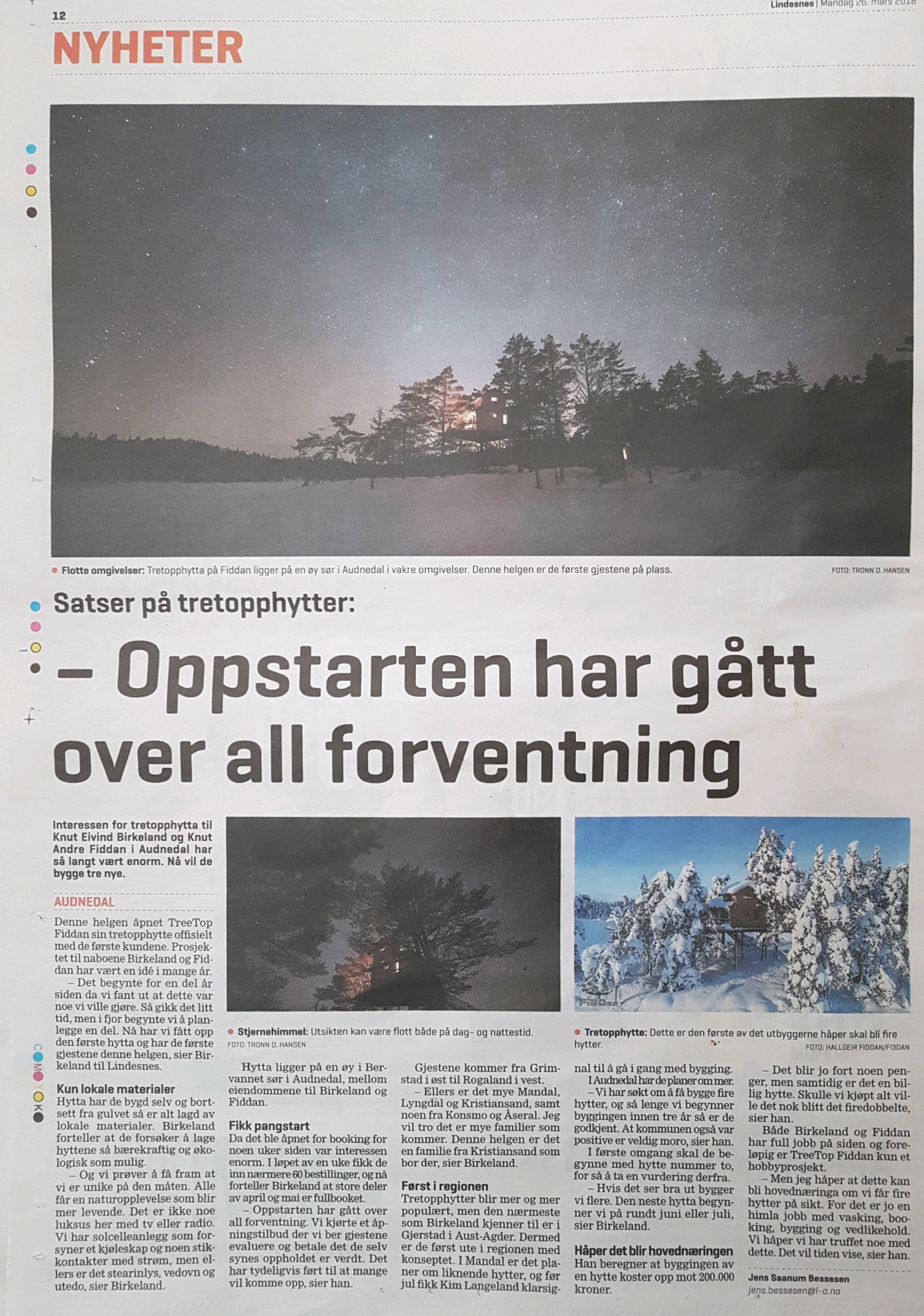 Lindesnes Avis 28.03.18