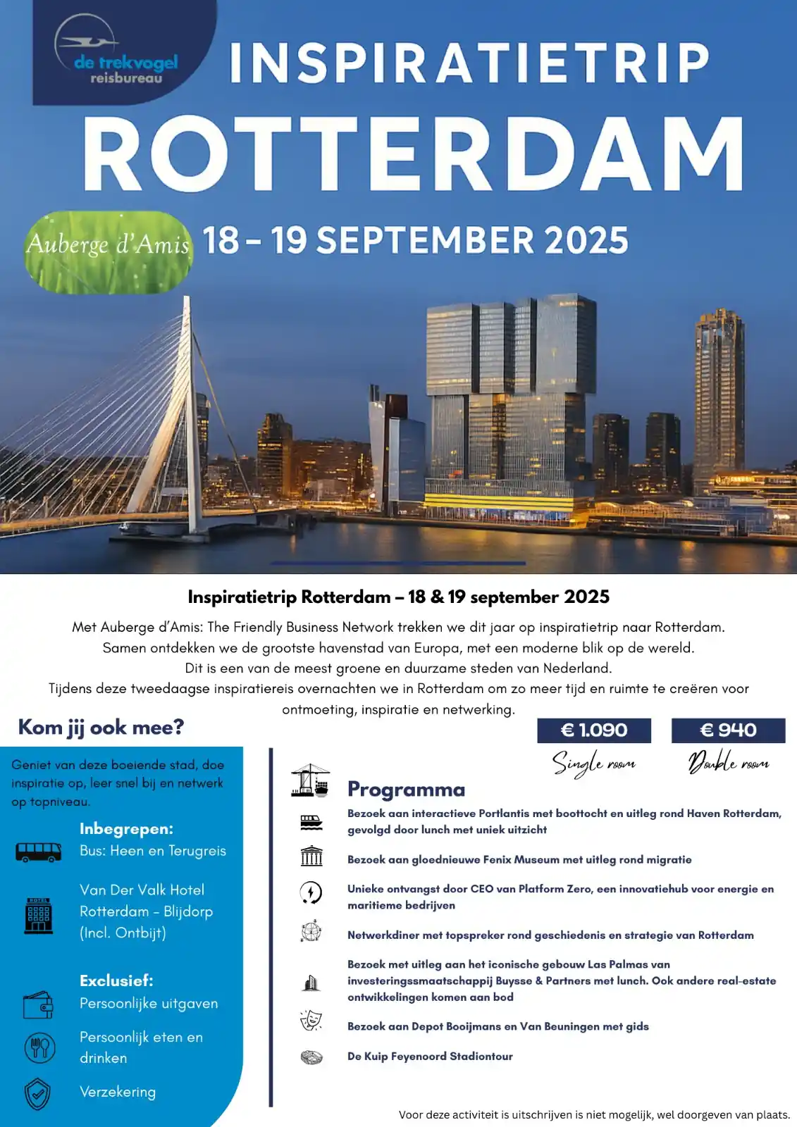 Rotterdam Tour Trekvogel