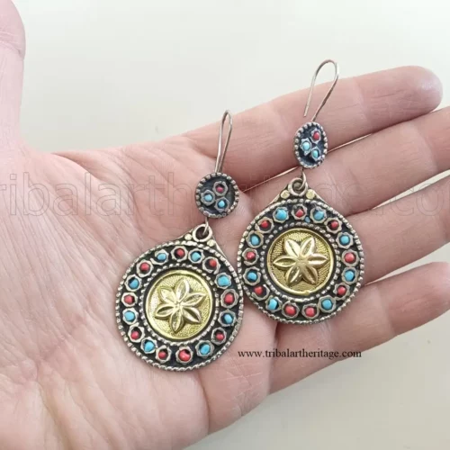 Kuchi German Silver Earrings