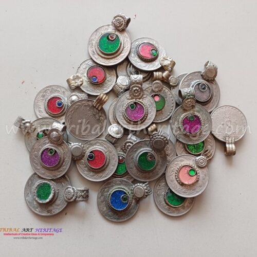 Kuchi Vintage Moon Beaded Coins