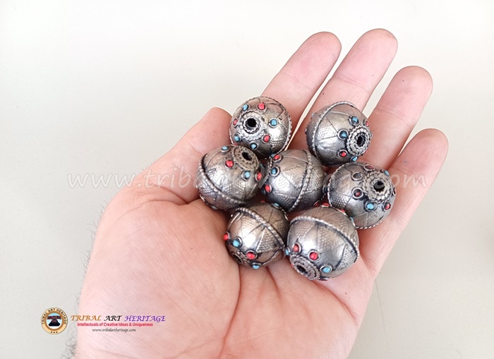 Tribal Kuchi Round Beads