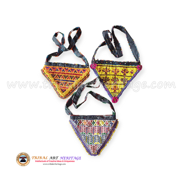 Kuchi Vintage Beaded Shoulder Bag - Image 2