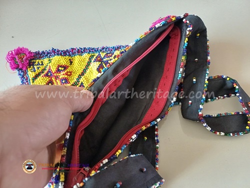 Kuchi Vintage Beaded Shoulder Bag - Image 6