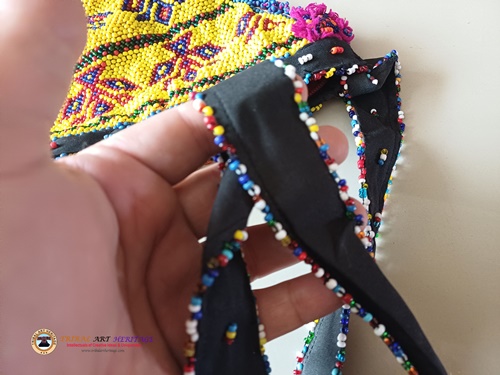 Kuchi Vintage Beaded Shoulder Bag - Image 7