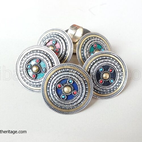 Kuchi German Silver Rings