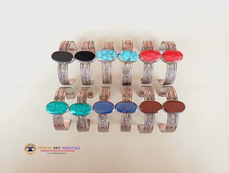 Kuchi Oval Bead Bangles
