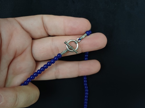 Tribal Fashion Blue Necklace - Image 3