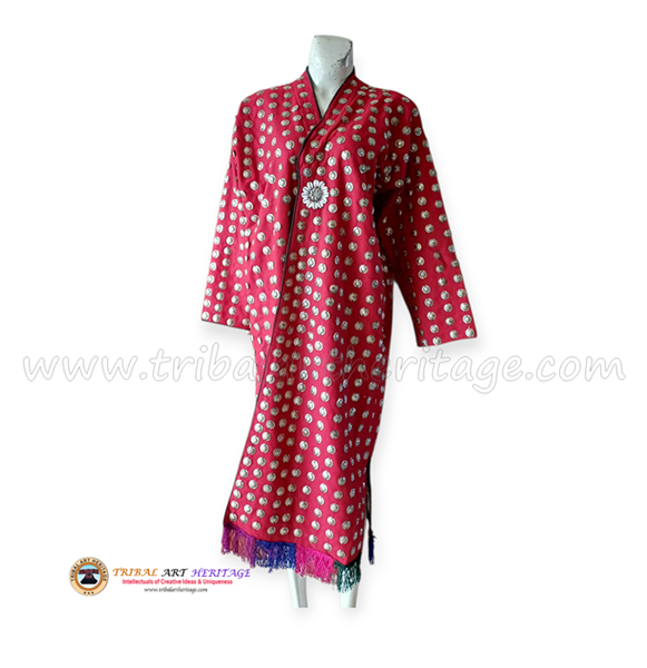 Turkman Handmade Long Coat - Image 2