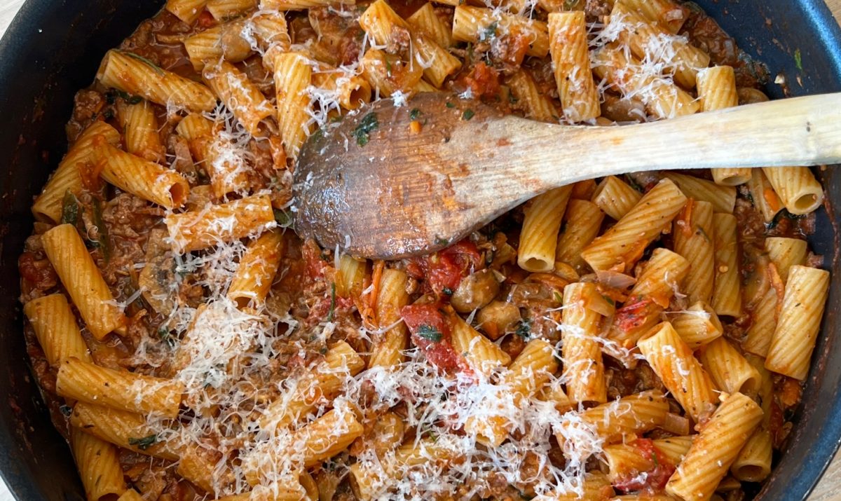 Recept på pasta ragu