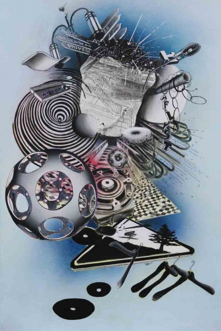 Walk in the Park - 70 x 50 cm - Acrylic and pencil on canvas - 2012