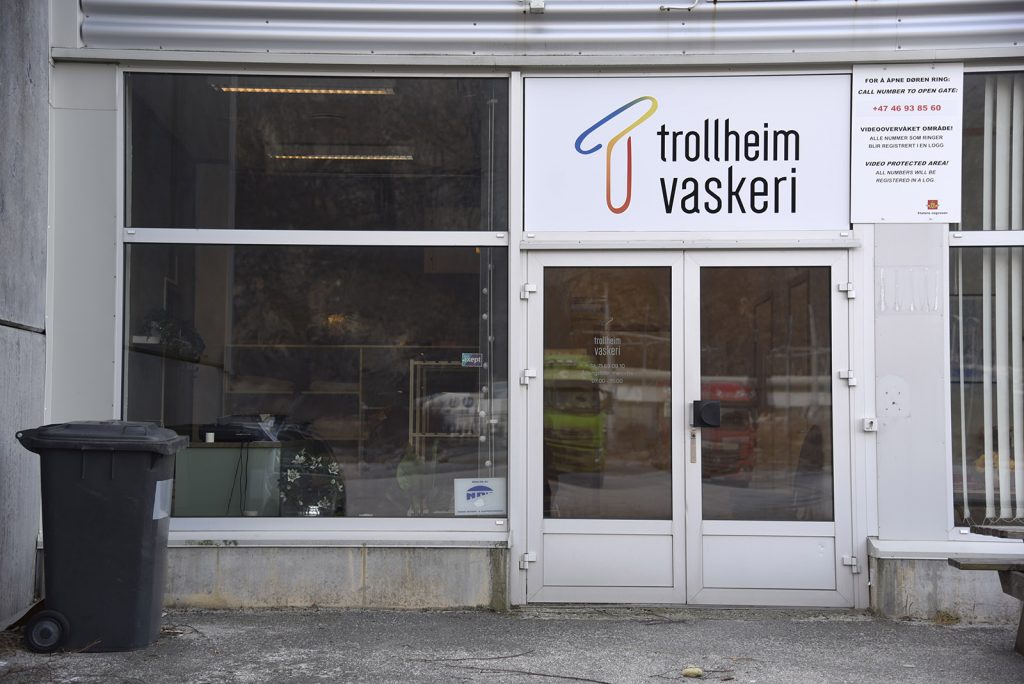 Trollheim vaskeri inngang