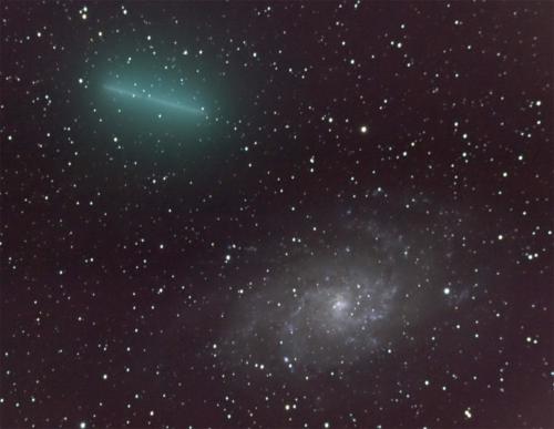 Komet 8P/Tuttle passere foran M 33 - 30.12.2007