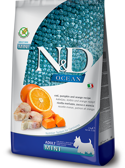 N&D OCEAN COD, PUMPKIN & ORANGE ADULT MINI
