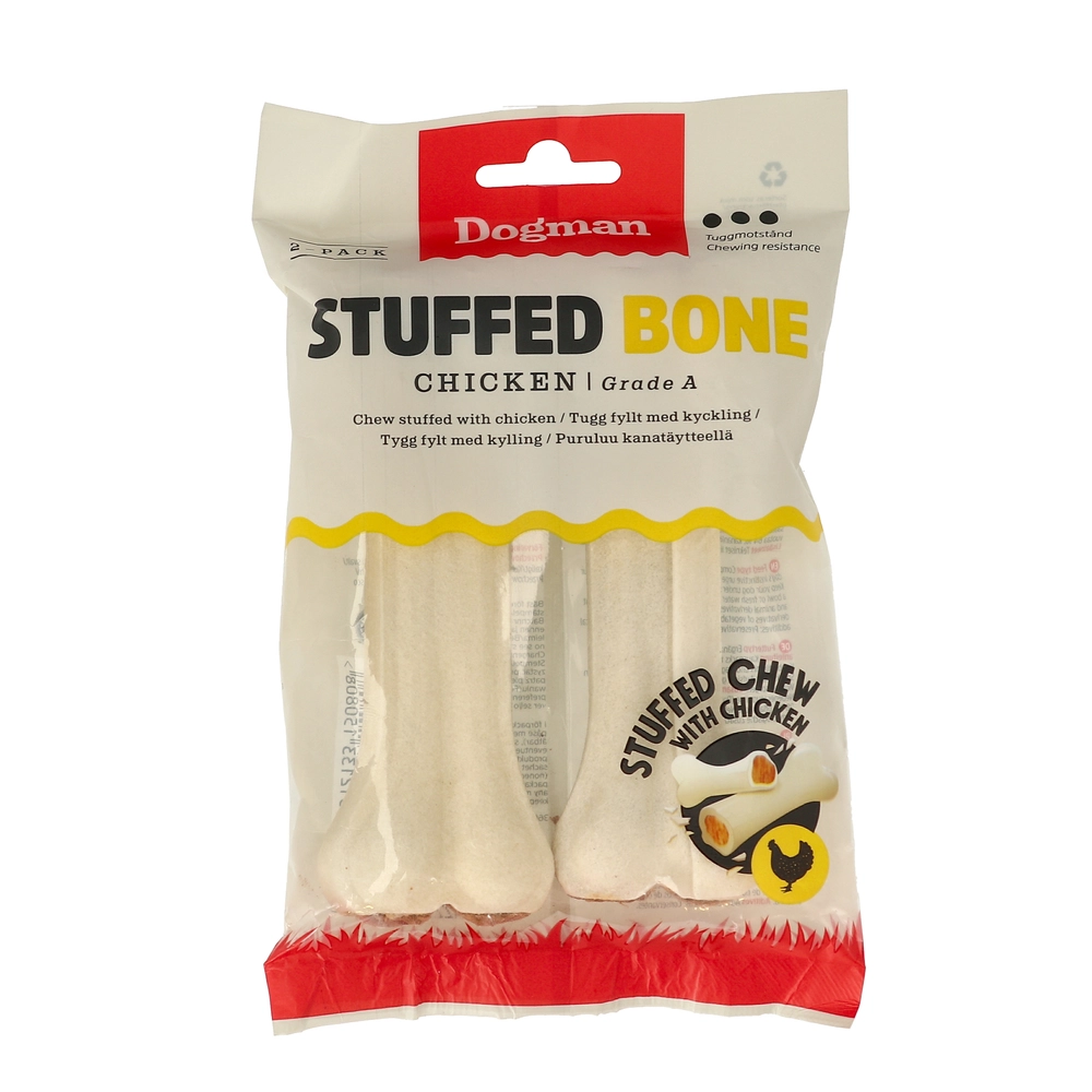 Chicken stuffed bone