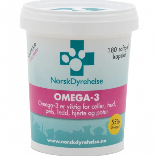 Omega 3 kapsler fra Norsk dyrehelse