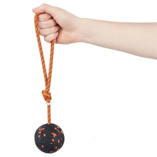 Non-stop: Dog ball on rope