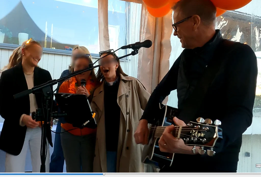 Musikquiz under företagsfest i Stockholm