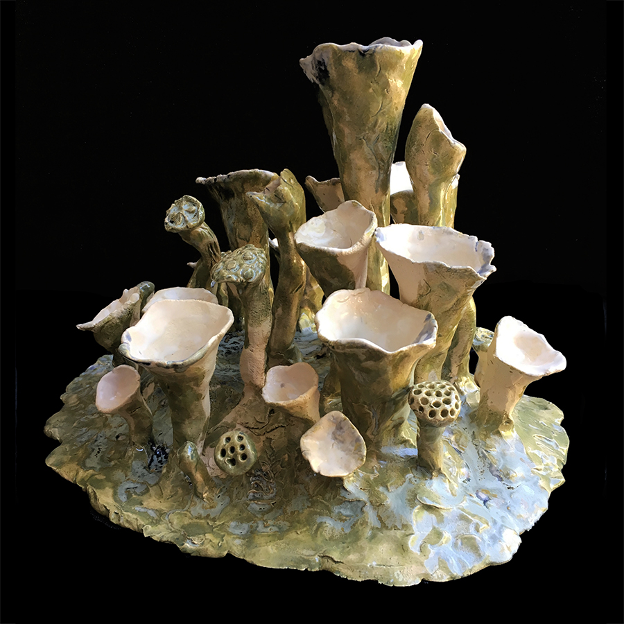 Bekermos groen - 27x20x20 - ceramics