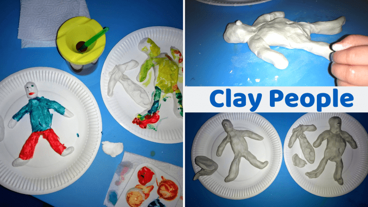 clay people preschool craft