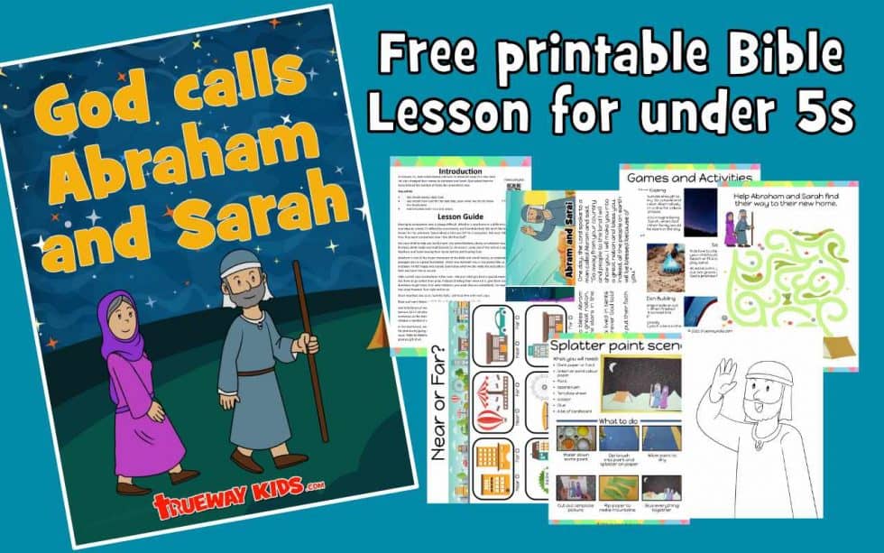 God calls Abraham and Sarah - Free Bible lesson for under 5s - Trueway Kids