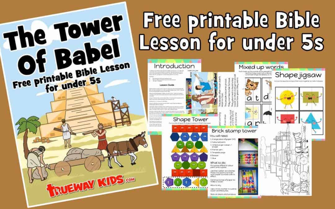 The Tower of Babel Free printable - OT06 Tower Of Babel 1080x675 