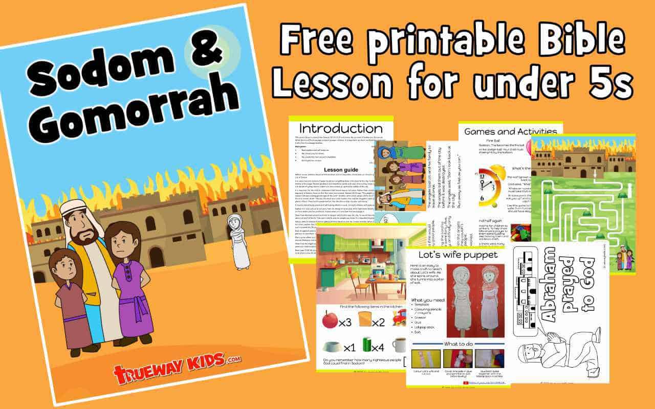 Sodom and Gomorrah – Free Bible lesson for under 5s - Trueway Kids