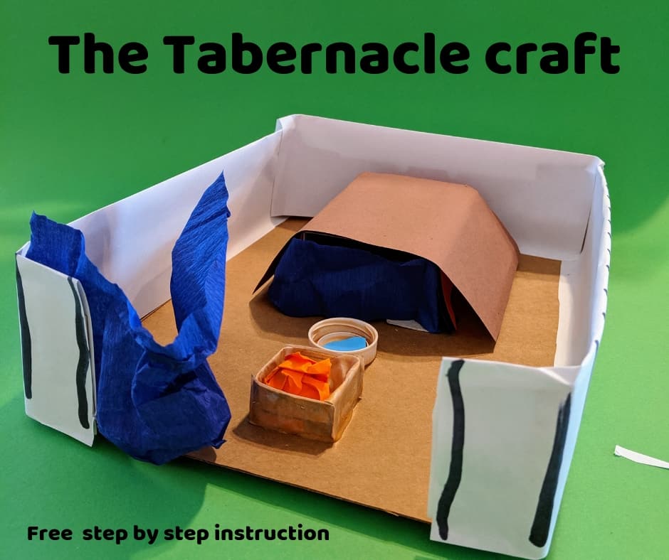 The Tabernacle preschool Bible craft