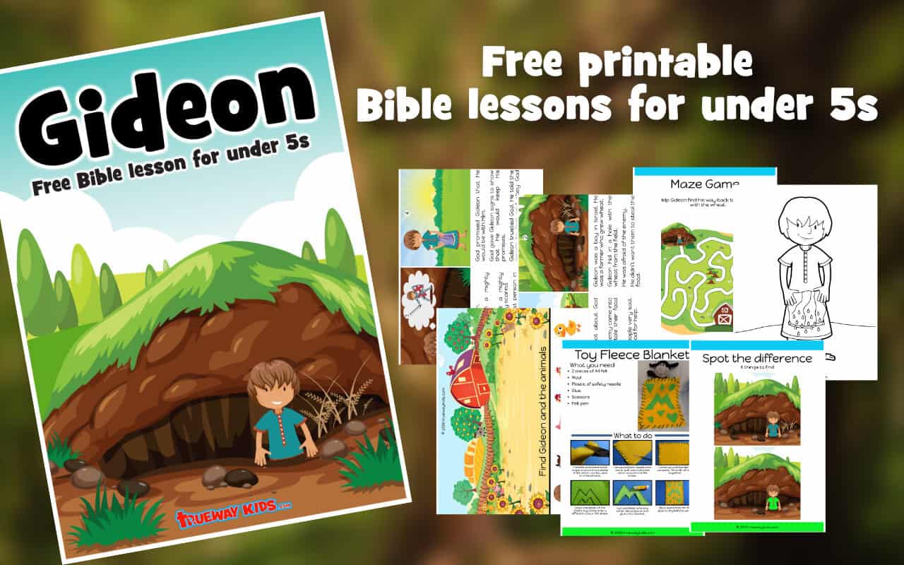 Gideon's calling Free Bible lesson for under 5s Trueway Kids