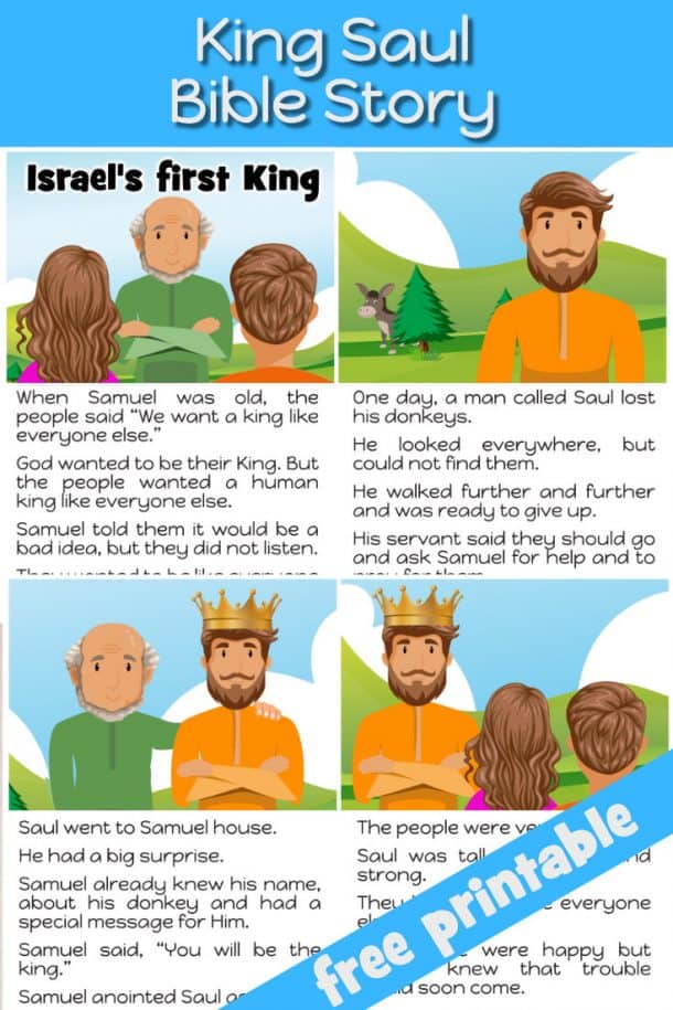 King Saul - Preschool Bible Lesson - Trueway Kids