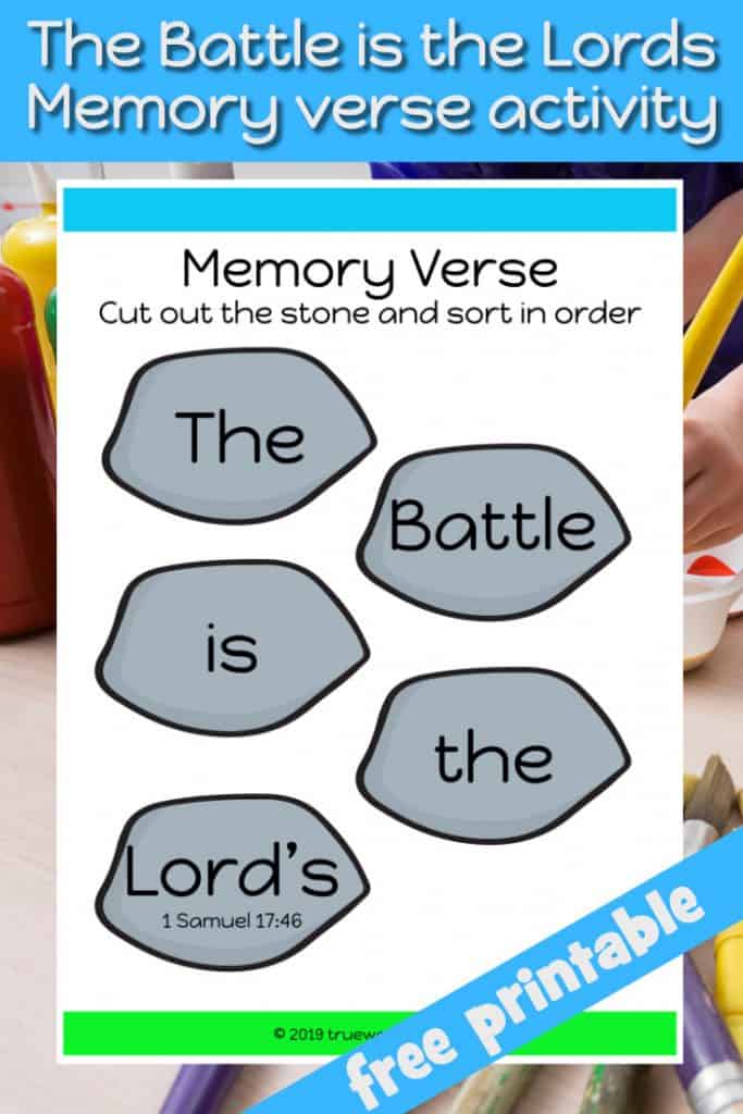 David and Goliath - Preschool Bible lesson - Trueway Kids