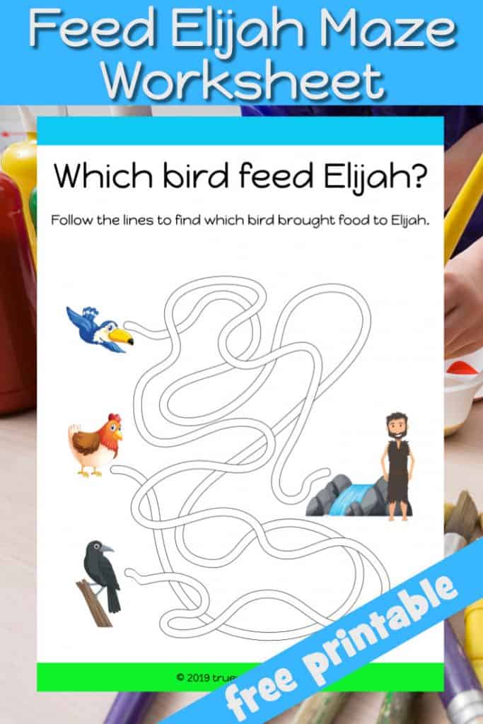 elijah preschool bible study