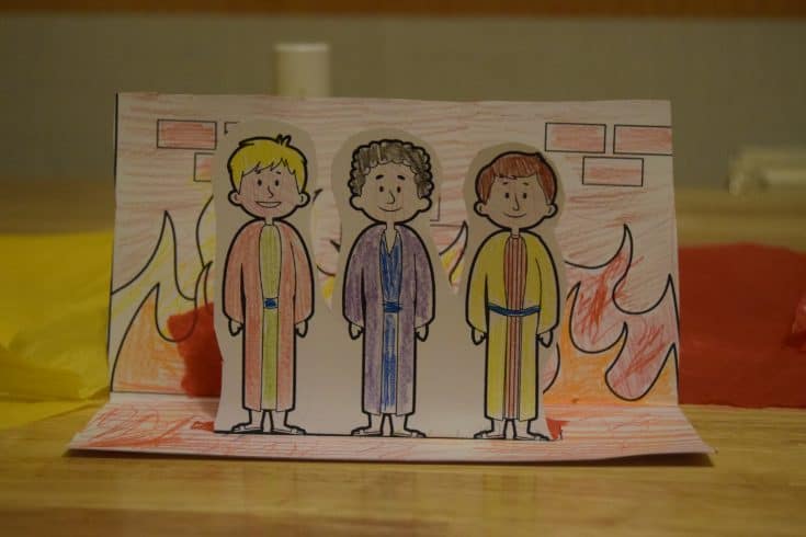 Fiery Furnace Bible craft