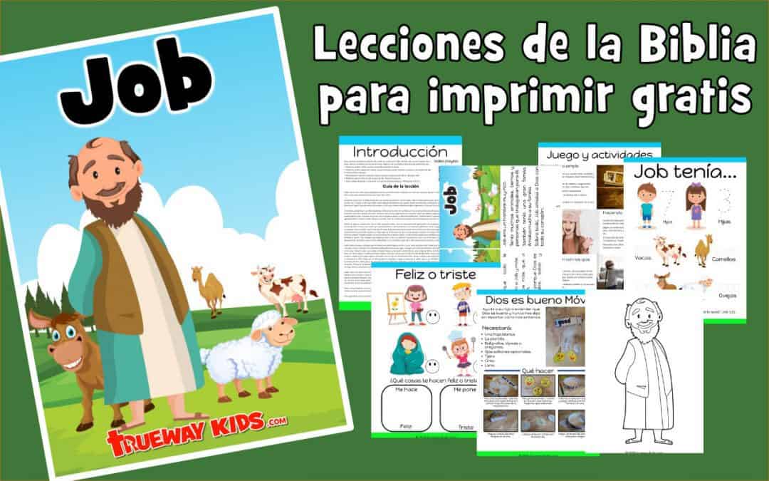 Job lección de la biblia para niños Trueway Kids