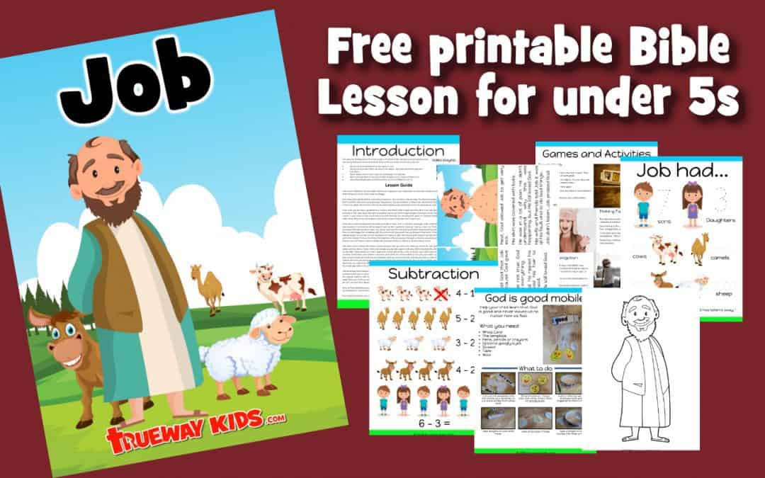 Job Preschool Bible Lesson Trueway Kids