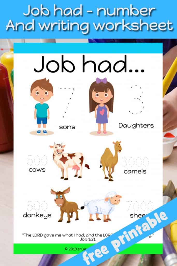 job preschool bible lesson trueway kids