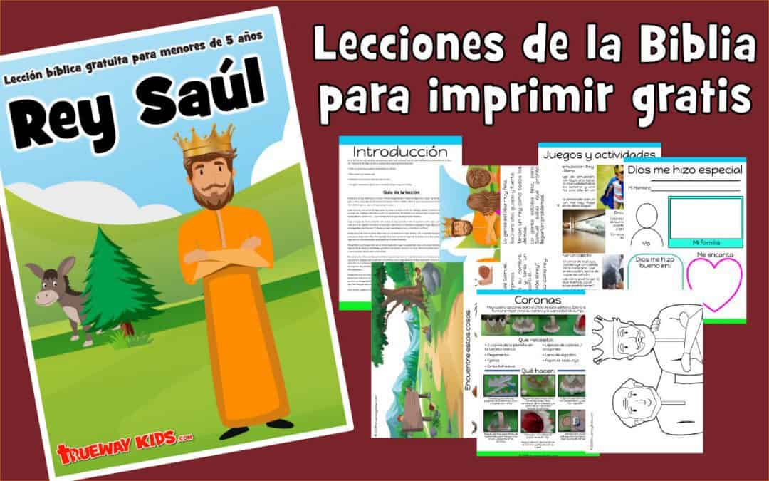 Rey Saul Leccion De La Biblia Para Ninos Trueway Kids