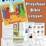 Jesus heals and forgives Bible lesson for preschoolers
