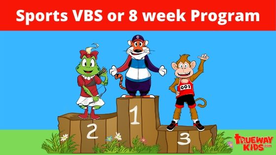 Sports VBS or 8 week sports theme Bible program for kids