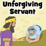 Free printable Bible lesson for kids. Jesus taught the parable of the Unforgiving Servant in Matthew 18:21-35. This parable teaches that we must forgive others, since Jesus forgave us. Worksheets, coloring pages, crafts, activities, for home or church.