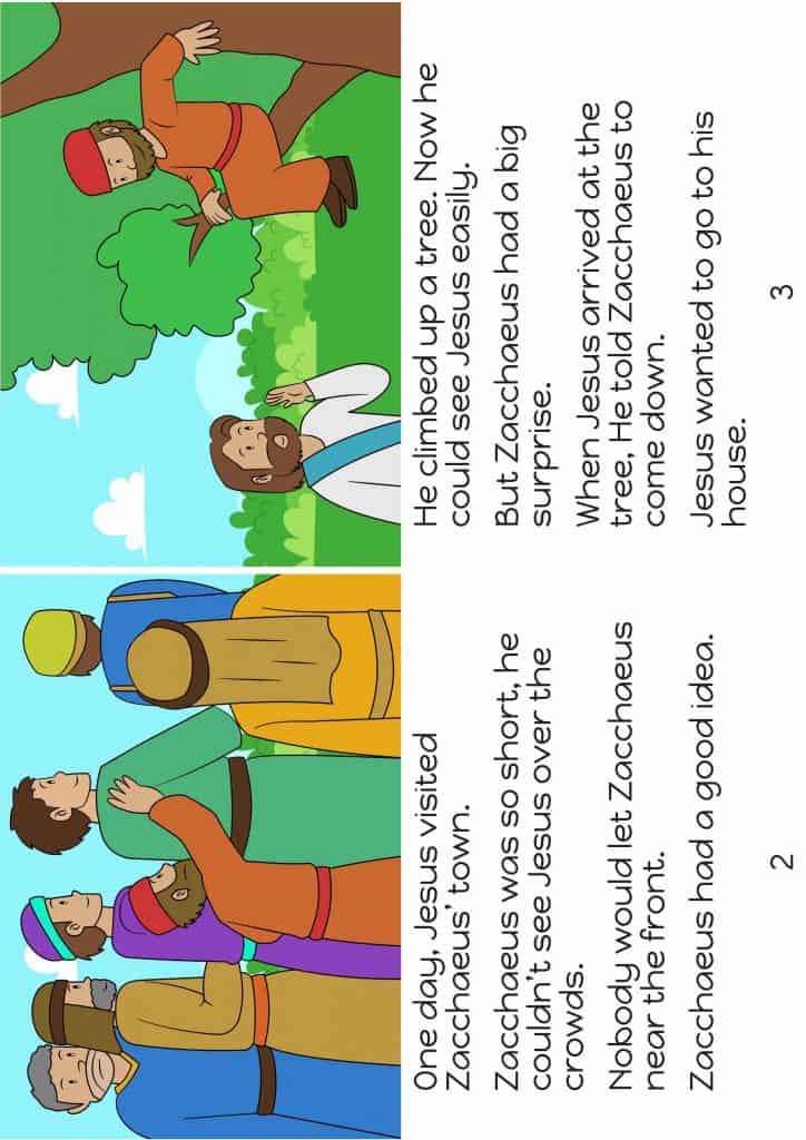 Zacchaeus Bible lesson for kids Trueway Kids